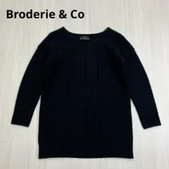 ◆ Broderie & Co ケーブル編み ニット セーター プルオーバー