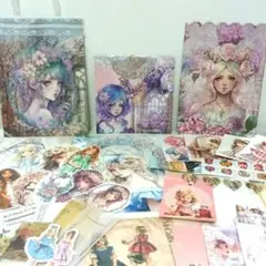 気まぐれ女の子セット♪平袋　封筒　色々セット　おすそ分けファイル 等にも♪