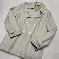 SERAPHIN 48 オフホワイト　セラファン　レザージャケット　ムートン SERAPHIN ムートンレザージャケット シアリングコート シープスキン 羊