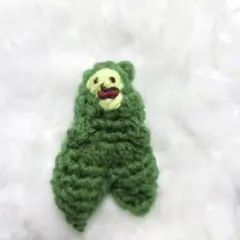 グリーンマン　あみぐるみ