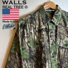 【極美品・本物】WALLS × REAL TREE hunting shirt