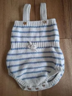 ZARA ストライプニットロンパース 3-6ヶ月