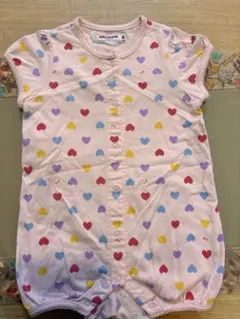 ミキハウス　ロンパース 80