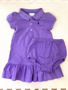 //値下げ//ラルフローレン ワンピース+ブルマセット 90cm