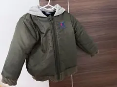 Champion チャンピオン 100cm アウター カーキ 厚手 フード