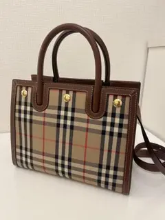 Burberry チェック柄 ショルダーバッグ