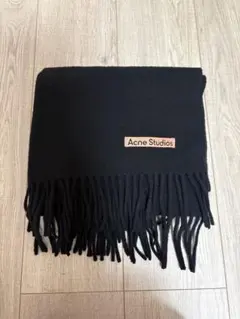 Acne Studios マフラー ブラック - メルカリ
