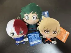 僕のヒーローアカデミア ちびぐるみ 緑谷出久 爆豪勝己 轟焦凍 ヒロアカ