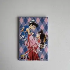 名探偵コナン　ランダムスクエア缶バッジ　毛利蘭　江戸川コナン