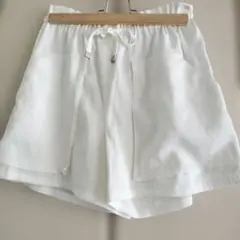 spick & span ホワイト ショートパンツ M 日本製