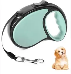 ✨新品✨ 犬用リード 伸縮リード 巻き取り式犬　自動巻き 長さ5M 中型犬対応のサムネイル
