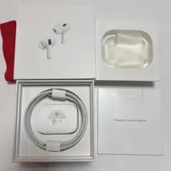 【本体なし】AirPodsPro充電ケーブル イヤーチップ3種 箱 説明書のみ