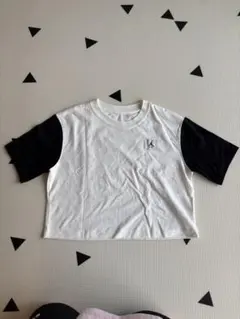 Jordan クロップド Tシャツ ホワイト ブラックのサムネイル