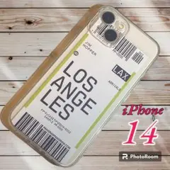 【在庫処分】iPhone14スマホケース（LOS ANGELES）⑤