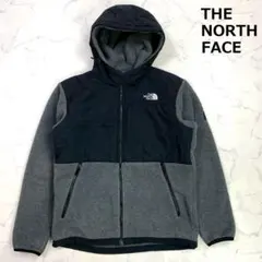 ノースフェイス デナリフーディ フリースジャケット グレー L メンズ