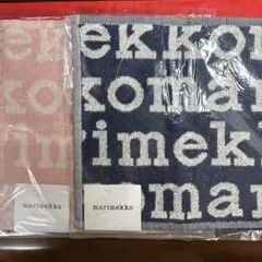 marimekkoマリメッコ ロゴタオルハンカチ 【（株）ルック正規取扱品】新品のサムネイル