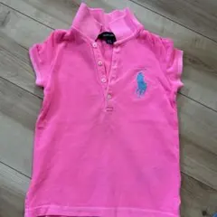 Ralph Lauren ポロシャツ 4/4T ピンク