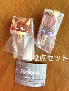 ズートピア アイスキャンディーチャーム ジュディ ニック　2点セット