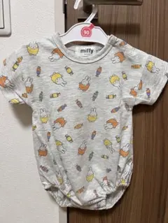 バースデイmiffy ミッフィー柄ロンパース