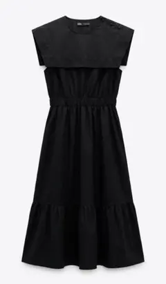 ZARA ザラ ブラック ワンピース S