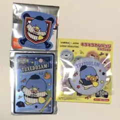 侍ジャパン サンリオ タキシードサム クリアカード ステッカー 缶バッジ