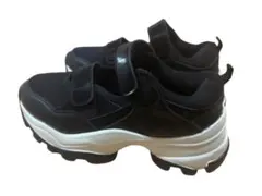 Dame ブラック スニーカー ベルクロ