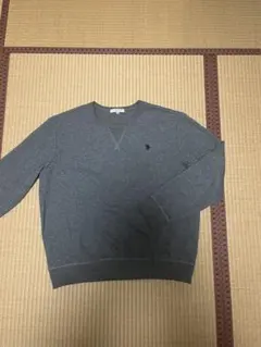U.S. POLO ASSN. グレー スウェット L