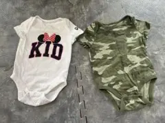 Baby gap 半袖ロンパース　80cm ２着セット
