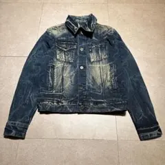 Kello jeans デニムジャケット　ダメージ加工　y2k 00s 韓国