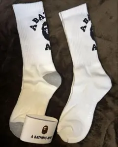 アベイシングエイプ　BAPE　メンズソックス2足セット