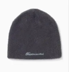 Thisisnever that Shaggy Beanie Charcoal