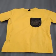 【中古品】ワークマンキッズ 半袖Tシャツ ポケット付き 黄色140のサムネイル