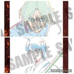 映画 銀魂 吉原大炎上第２弾入場者特典 アニメ原画ステッカー 神威　新八