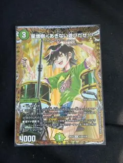 デュエルマスターズ26EX3 シークレット 地封院ギャイ まかしとき