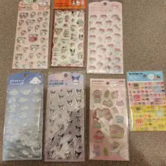 【新品】ぷくっとシール　サンリオキャラクターズ　クレヨンしんちゃん　まとめ売り