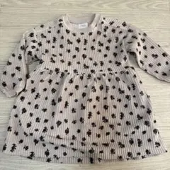 コーデュロイ生地ワンピース