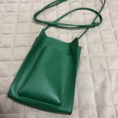 GLOBAL WORK グリーン ショルダーバッグ