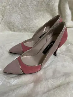 【新品未使用】DIANA ピンク スエード パンプス ハイヒール 22.5cm