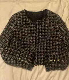 LILY BROWN フリンジツイードジャケット