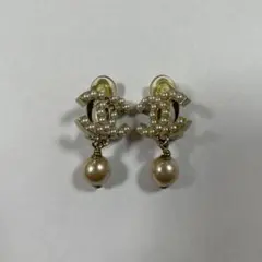 S2436 美品 シャネル ココマーク スイング イヤリング - メルカリ