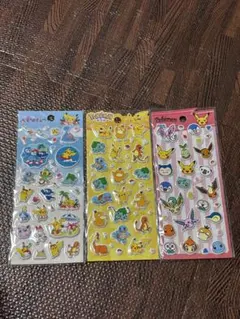 新品 ポケモン シールセット 3シート まとめ売り