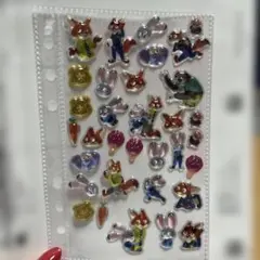 しまうま様専用　ズートピア　うるちゅるシール