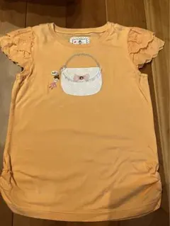 ミキハウス　半袖Tシャツ　120 リーナ　バレエ　レース　リボン　ビジューのサムネイル