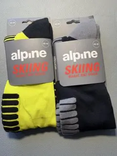 alpine Basic メンズ　スキーソックス　2足27-30CM