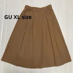 GU フレアスカート　XL キャメル