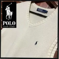 Polo by Ralph Lauren★ラルフローレン★刺繍★ニットベスト★M