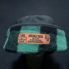 TENDERLOINテンダーロインバッファローチェックスノーキャップグリーン系