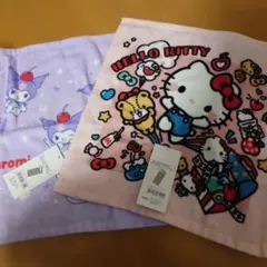 ハローキティ＆クロミ ハンドタオルセット