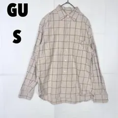 ♥GU♥ ジーユー (S) フランネルシャツ ウィンドウペンチェック