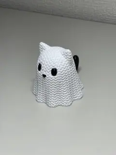 ★ハロウィン★ゴーストミッキー風あみぐるみ&黒猫コスプレダッフィー風あみぐるみ★ かわいいゴーストデザイン！東京ディズニーリゾート「ディズニー